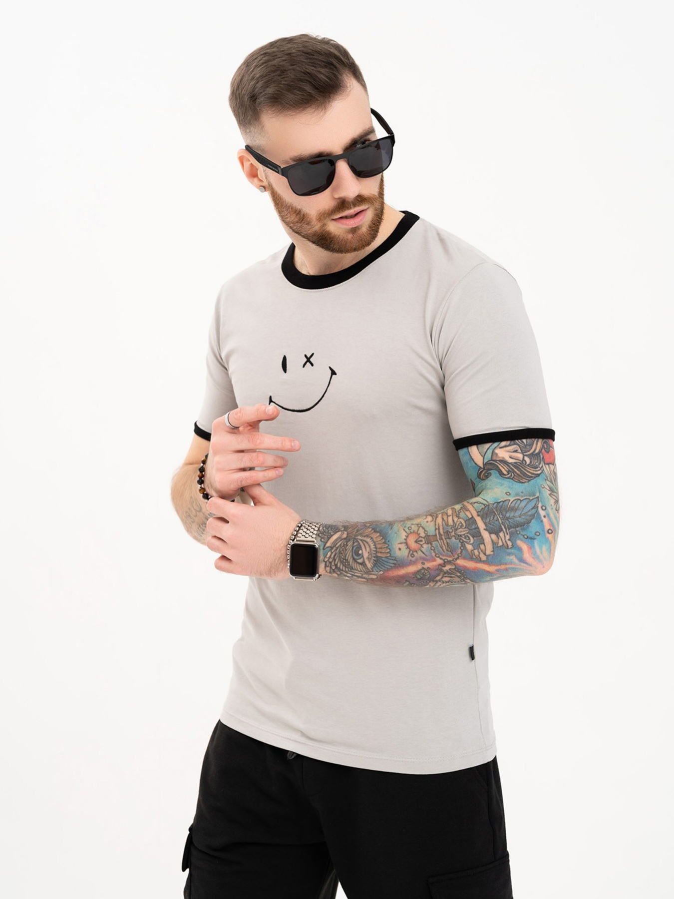 Футболка ISSA Plus модель GN4-101_olive Фото