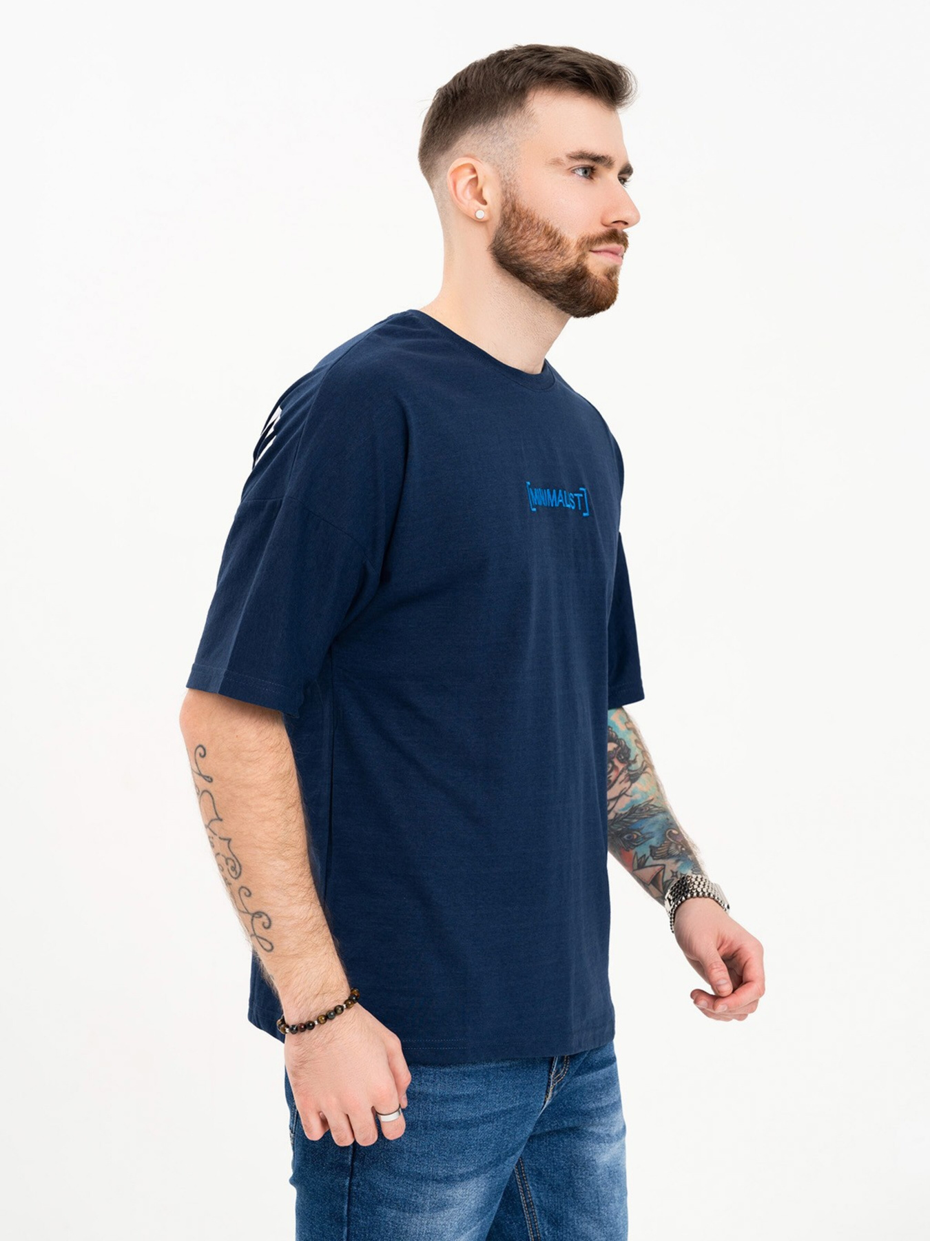 Футболка ISSA Plus модель GN4-102_blue Фото