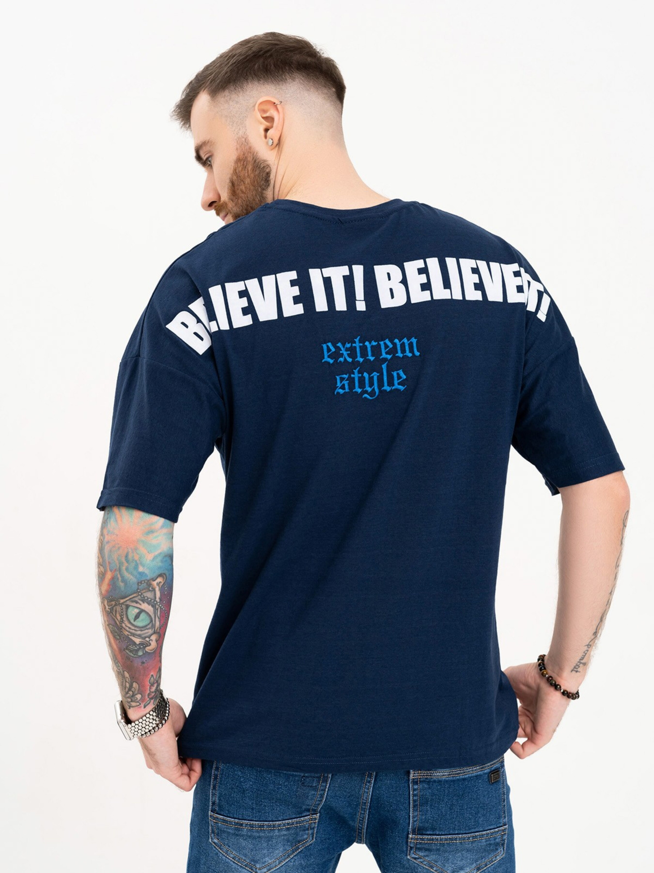 Футболка ISSA Plus модель GN4-102_blue Фото