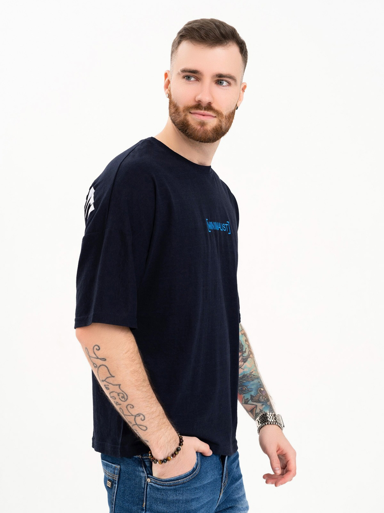 Футболка ISSA Plus модель GN4-102_darkblue Фото