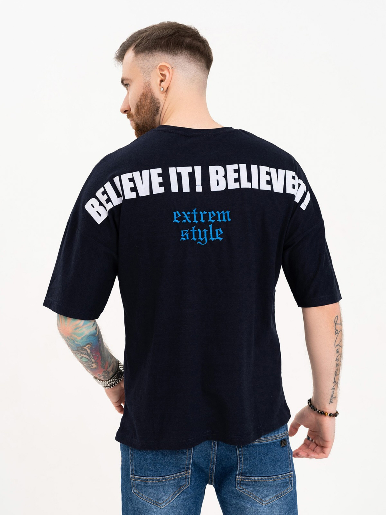 Футболка ISSA Plus модель GN4-102_darkblue Фото