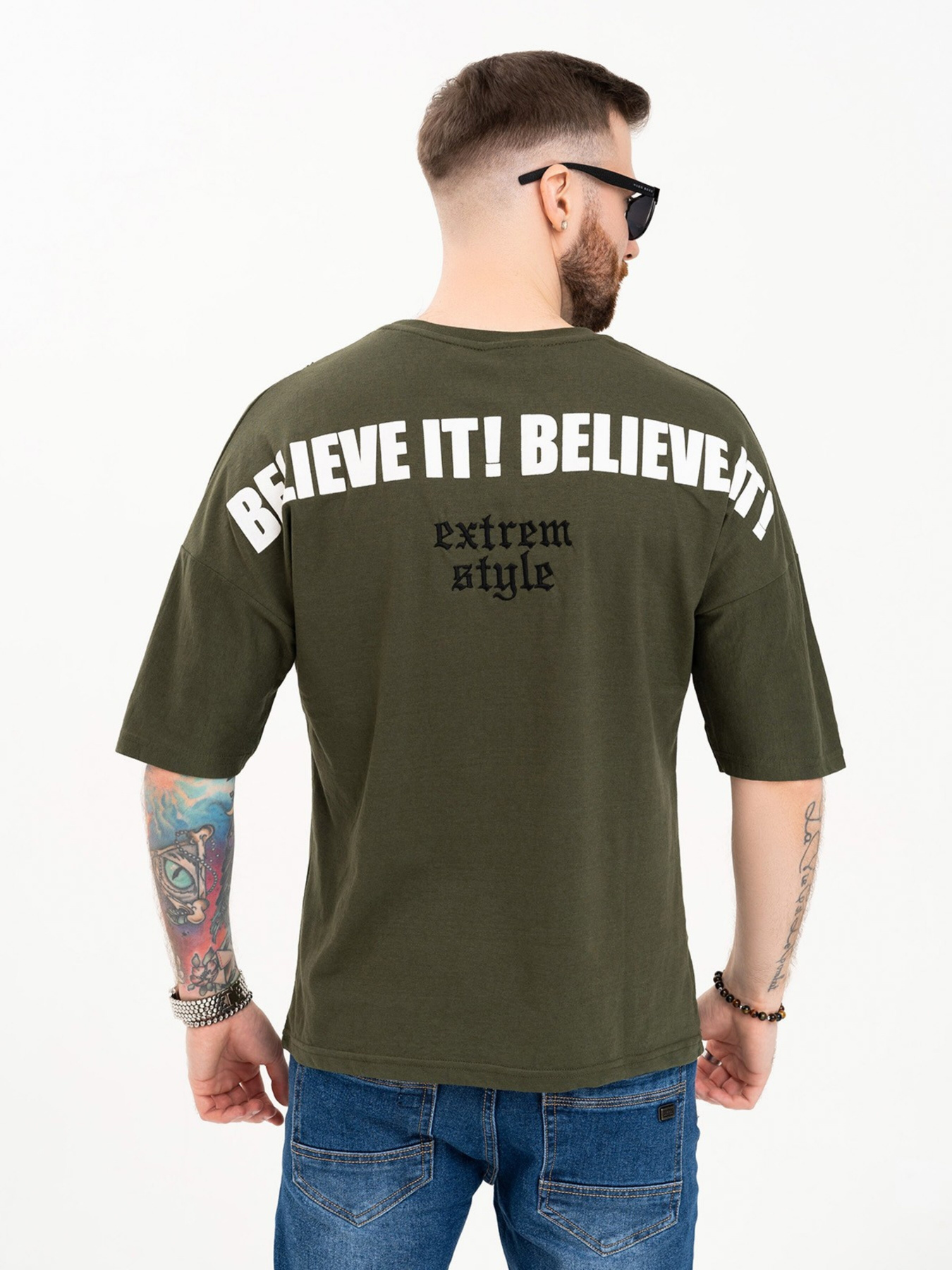 Футболка ISSA Plus модель GN4-102_khaki Фото