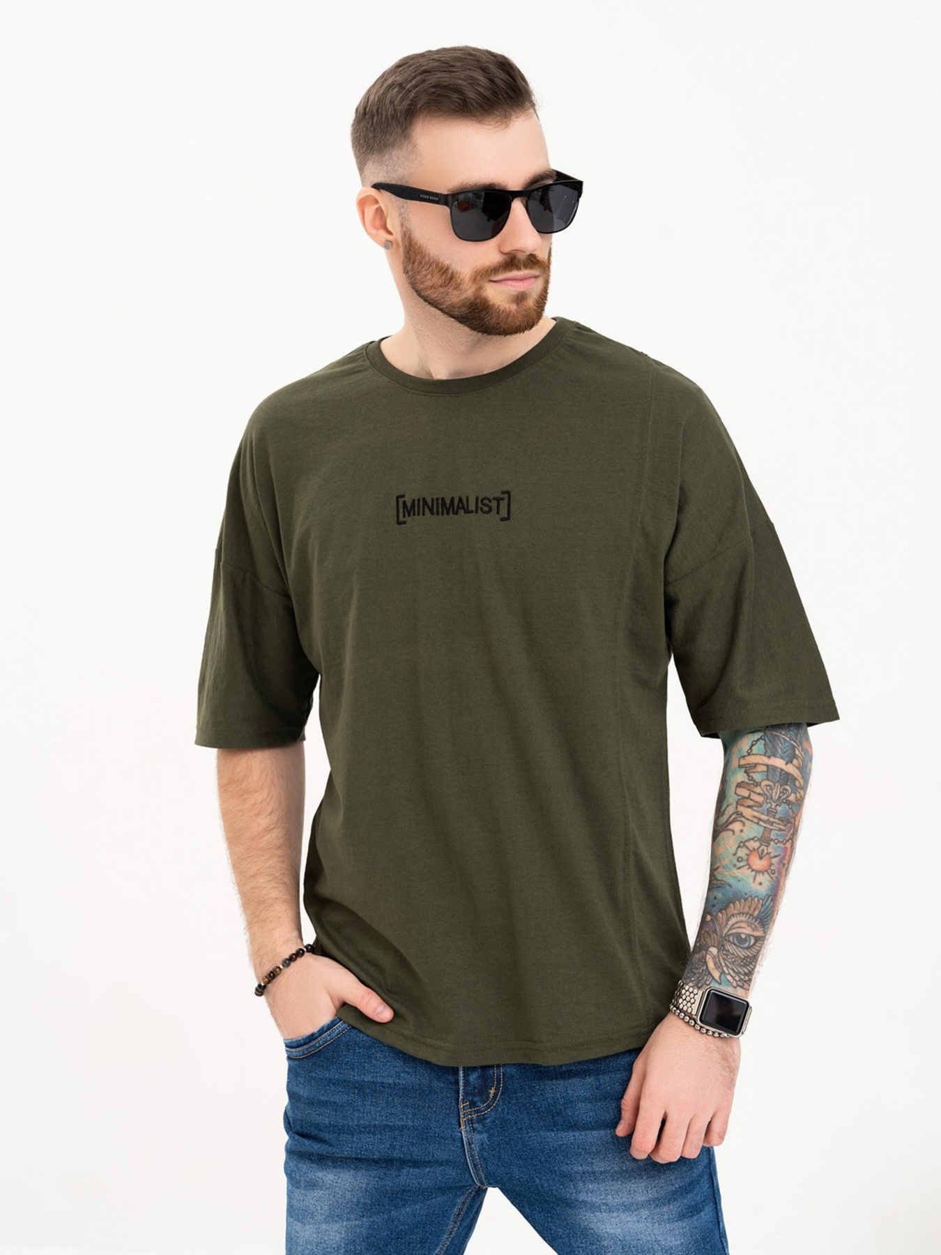 Футболка ISSA Plus модель GN4-102_khaki Футболка ISSA Plus модель GN4-102_khaki Фото