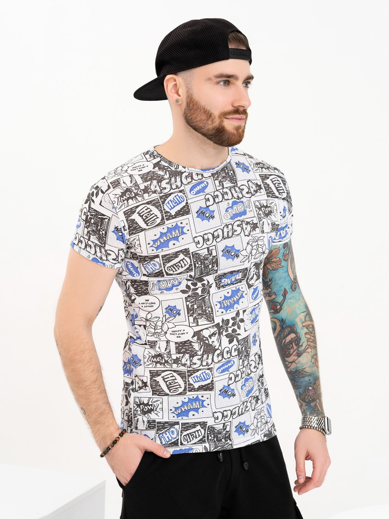 Футболка ISSA Plus модель GN4-106_multicolor Фото