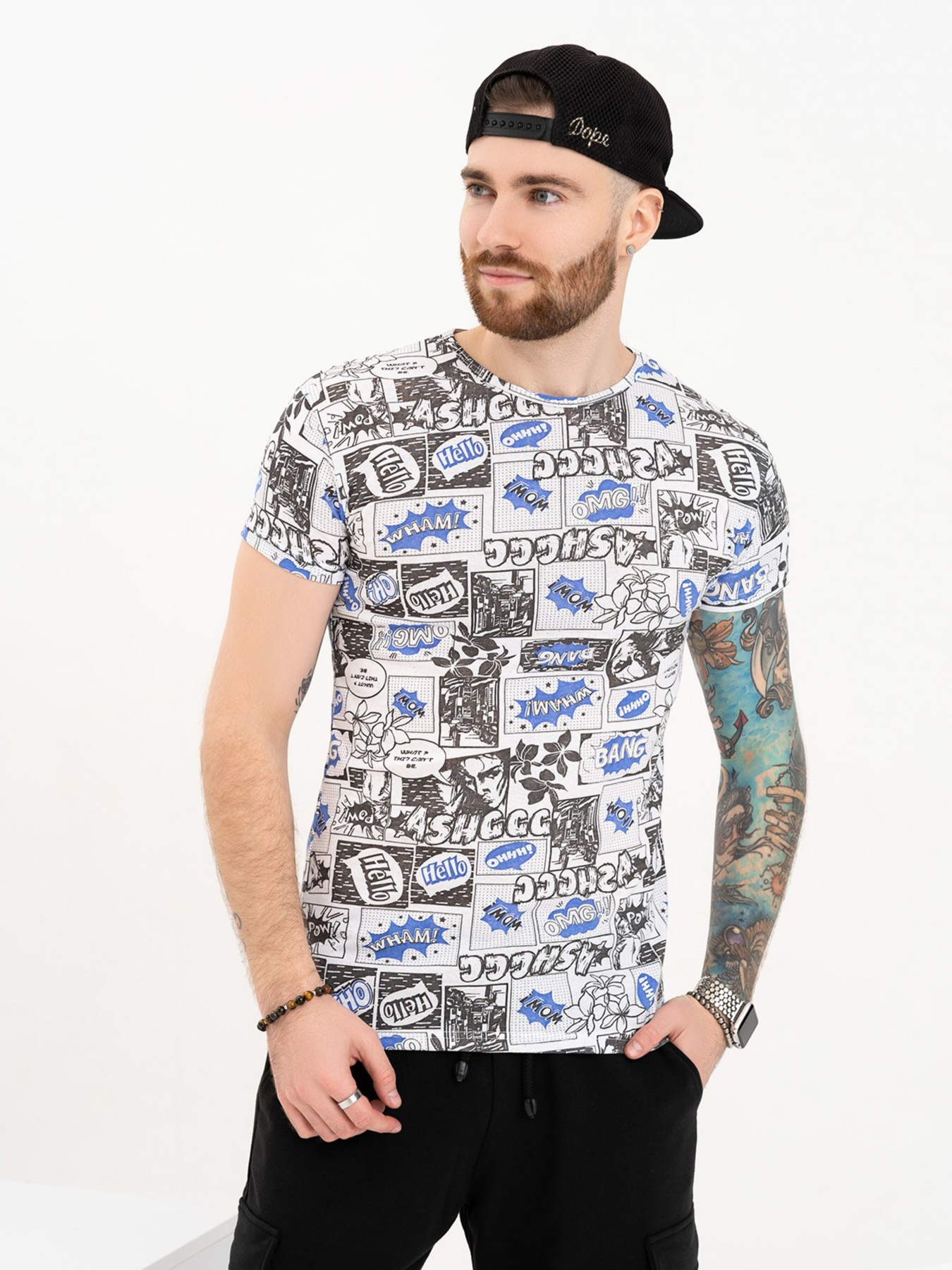 Футболка ISSA Plus модель GN4-106_multicolor Фото