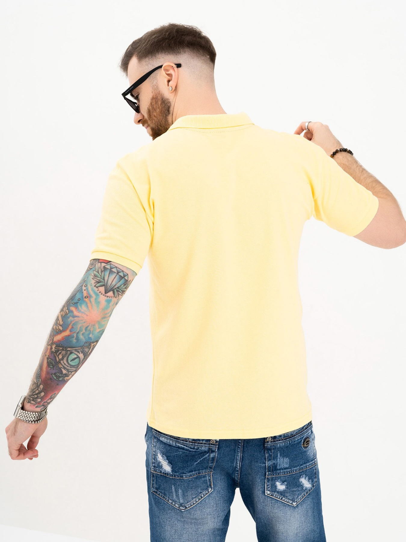 Поло ISSA Plus модель GN4-41_yellow Фото