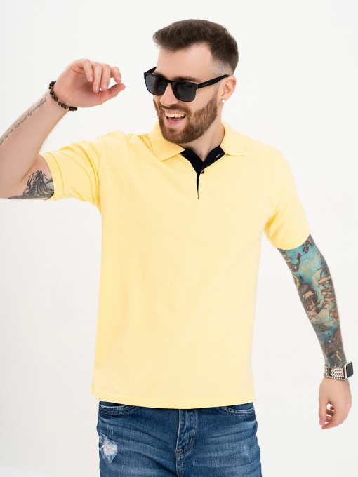 Поло ISSA Plus модель GN4-41_yellow Фото