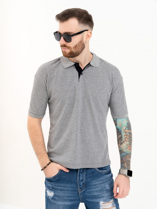 Поло ISSA Plus модель GN4-41_grey Фото