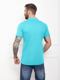 Поло ISSA Plus модель GN4-41_lightblue Фото