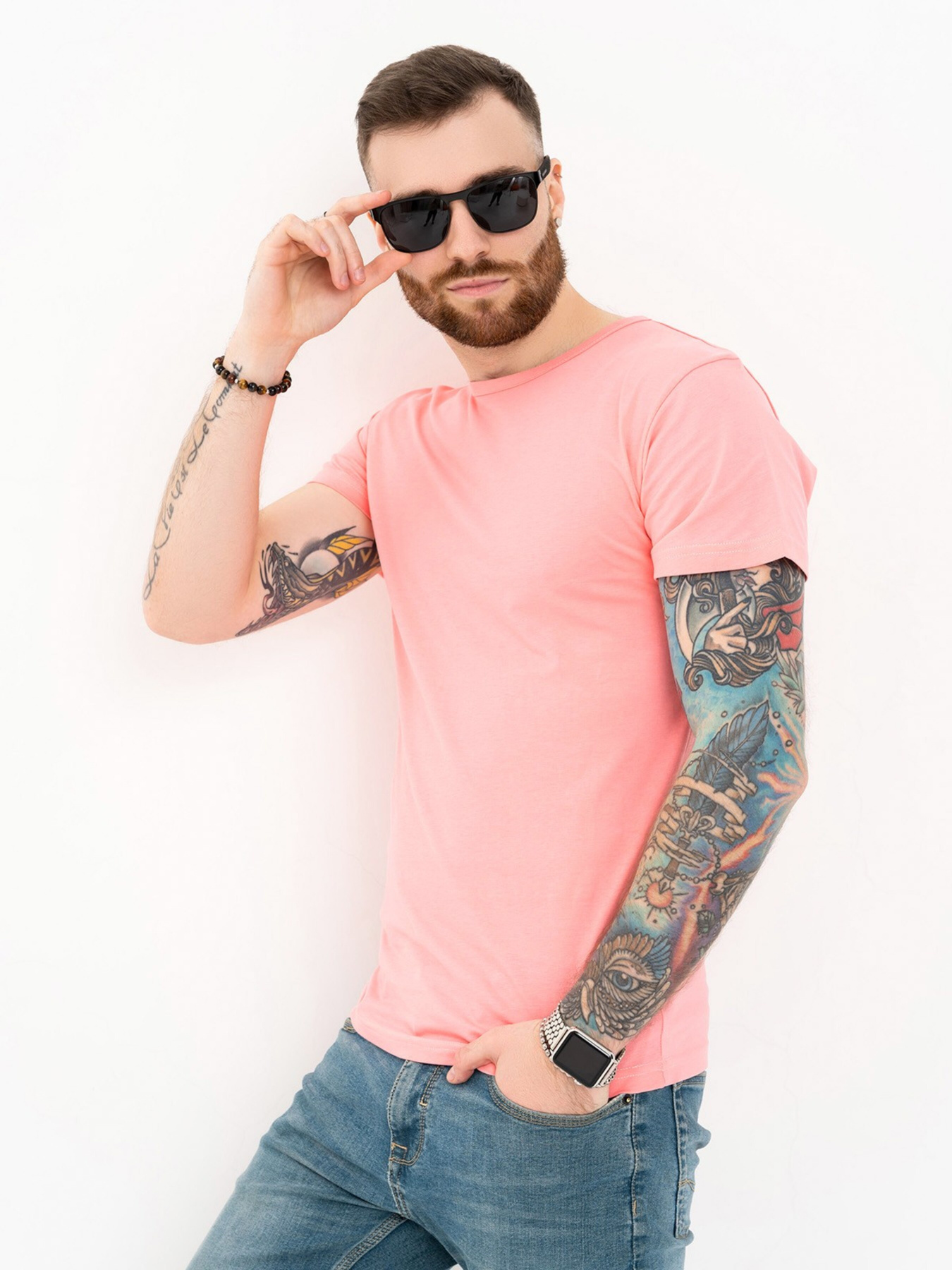 Футболка ISSA Plus модель GN4-42_pink Фото