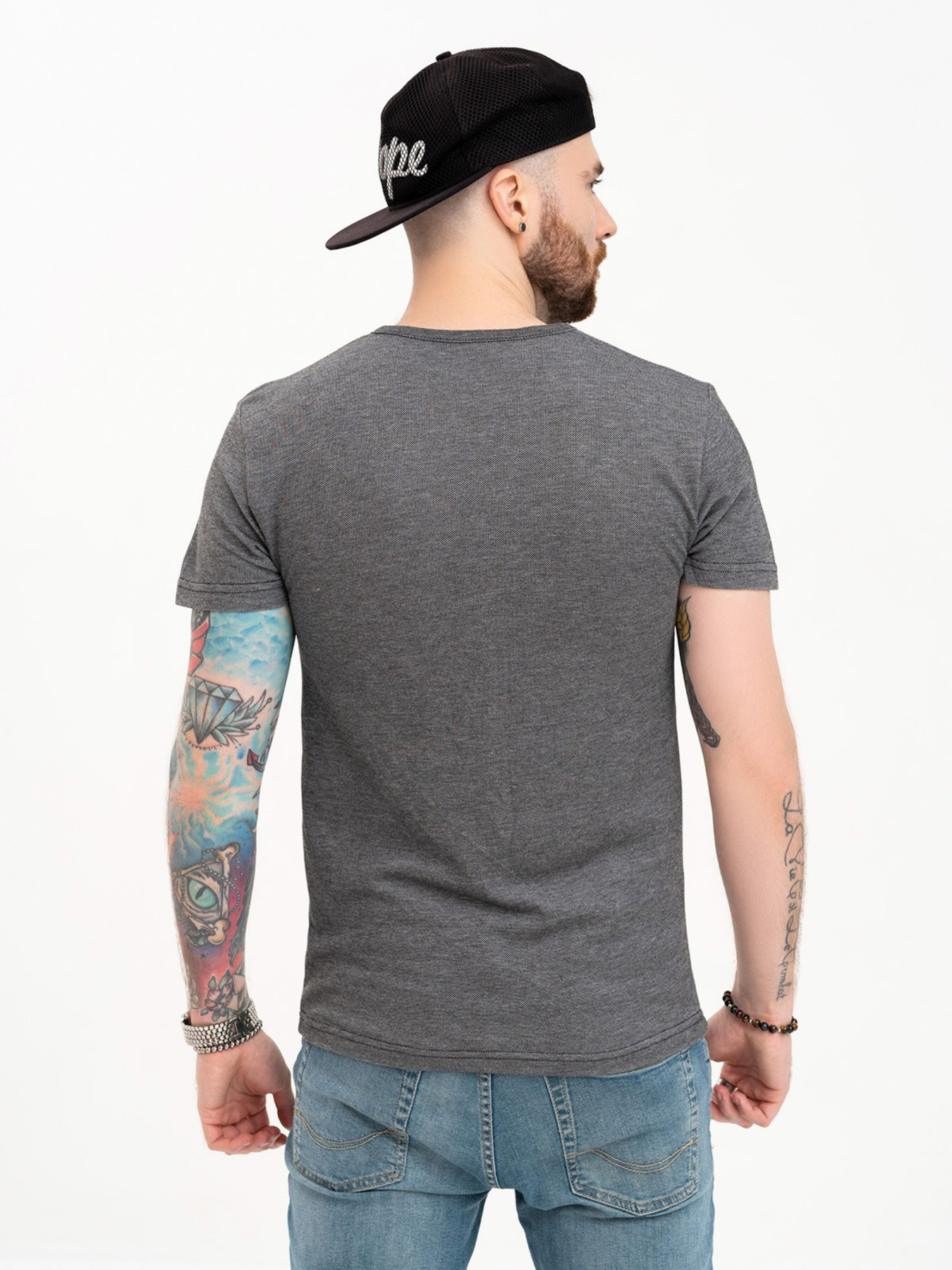 Футболка ISSA Plus модель GN4-98_grey Фото