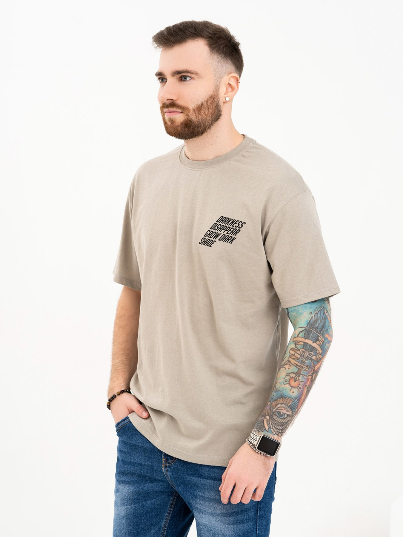 Футболка ISSA Plus модель GN4-99_olive Фото