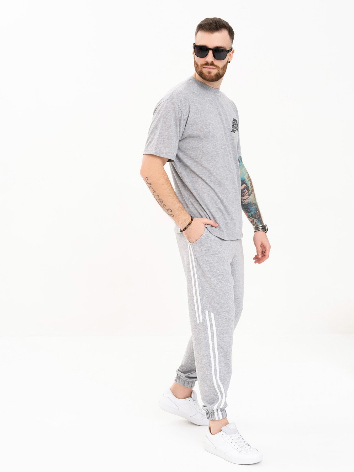 Футболка ISSA Plus модель GN4-99_grey Фото