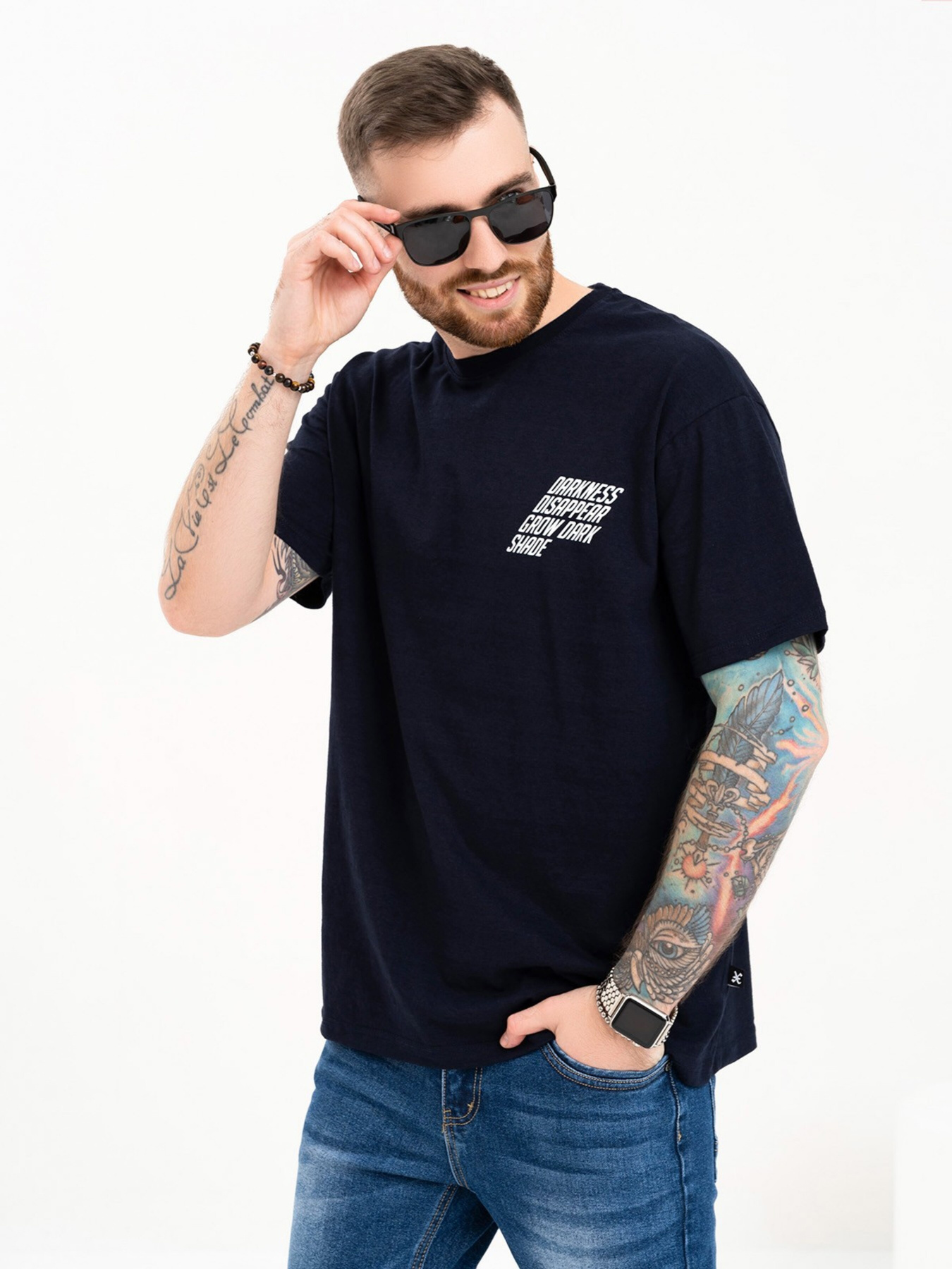 Футболка ISSA Plus модель GN4-99_darkblue Фото