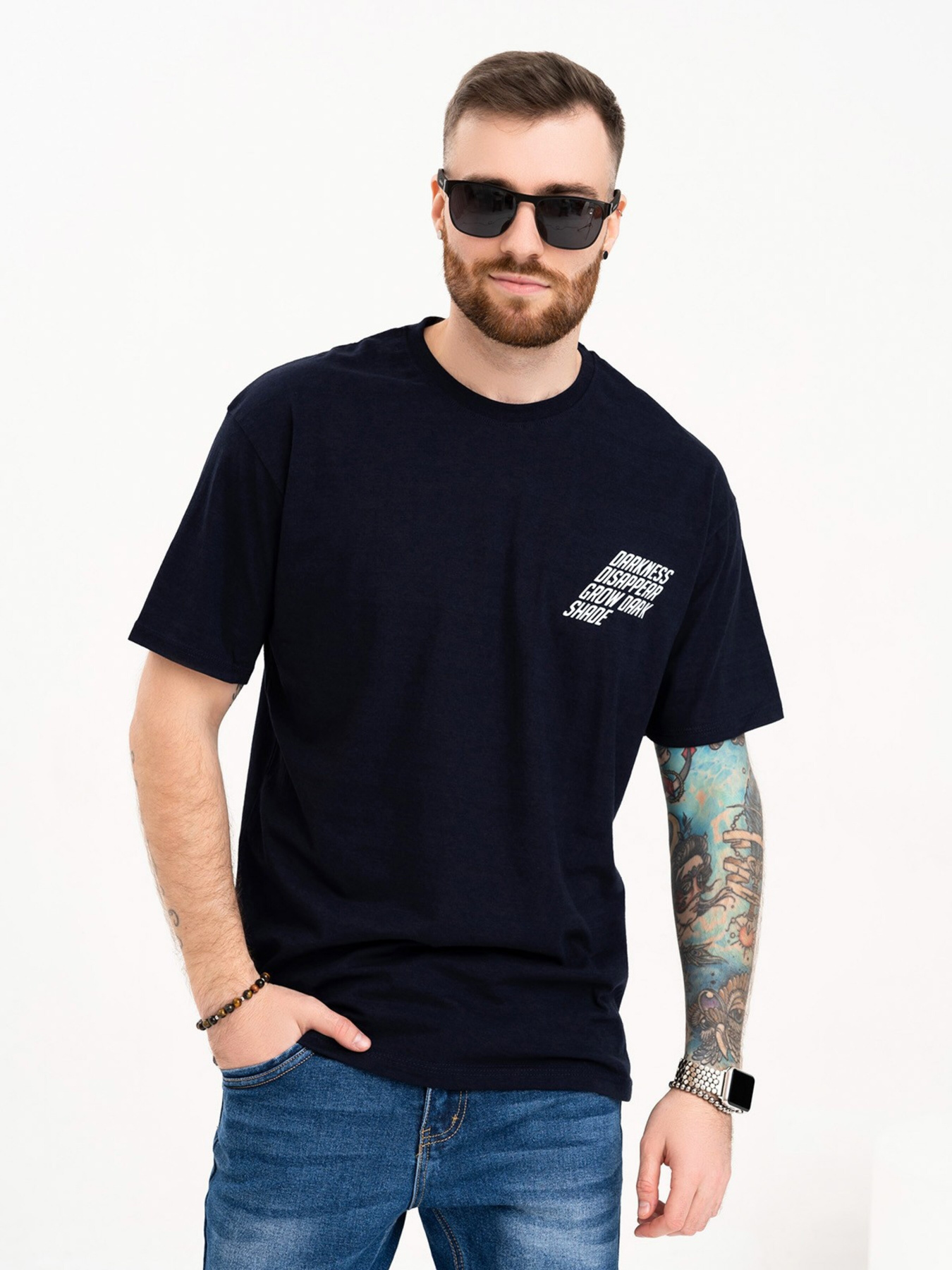 Футболка ISSA Plus модель GN4-99_darkblue Фото