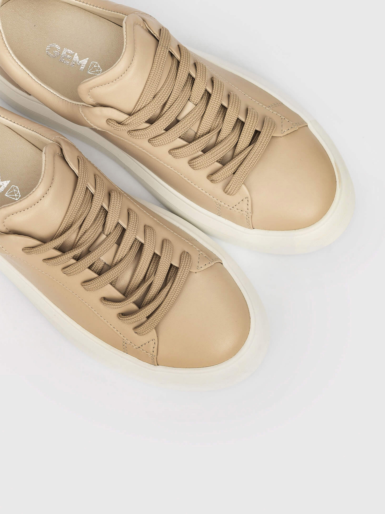 Кеды низкие Gem модель 0177-9W-cream Фото