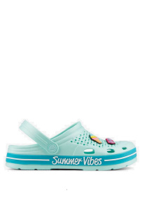 Сабо COQUI Модель 6413LT.MINT_TURQUOISE_SUMMER_AMULET Фото