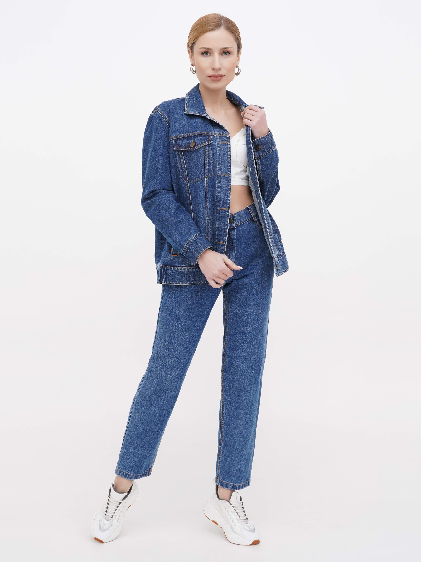 Джинсова куртка A.G.N.A модель AG-12001-BL Фото