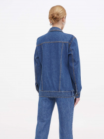 Джинсова куртка A.G.N.A модель AG-12001-BL Джинсова куртка A.G.N.A модель AG-12001-BL Фото