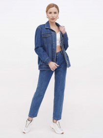 Джинсова куртка A.G.N.A модель AG-12001-BL Джинсова куртка A.G.N.A модель AG-12001-BL Фото