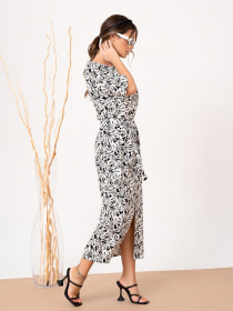 Сукня міді ISSA Plus модель 13855_white Фото