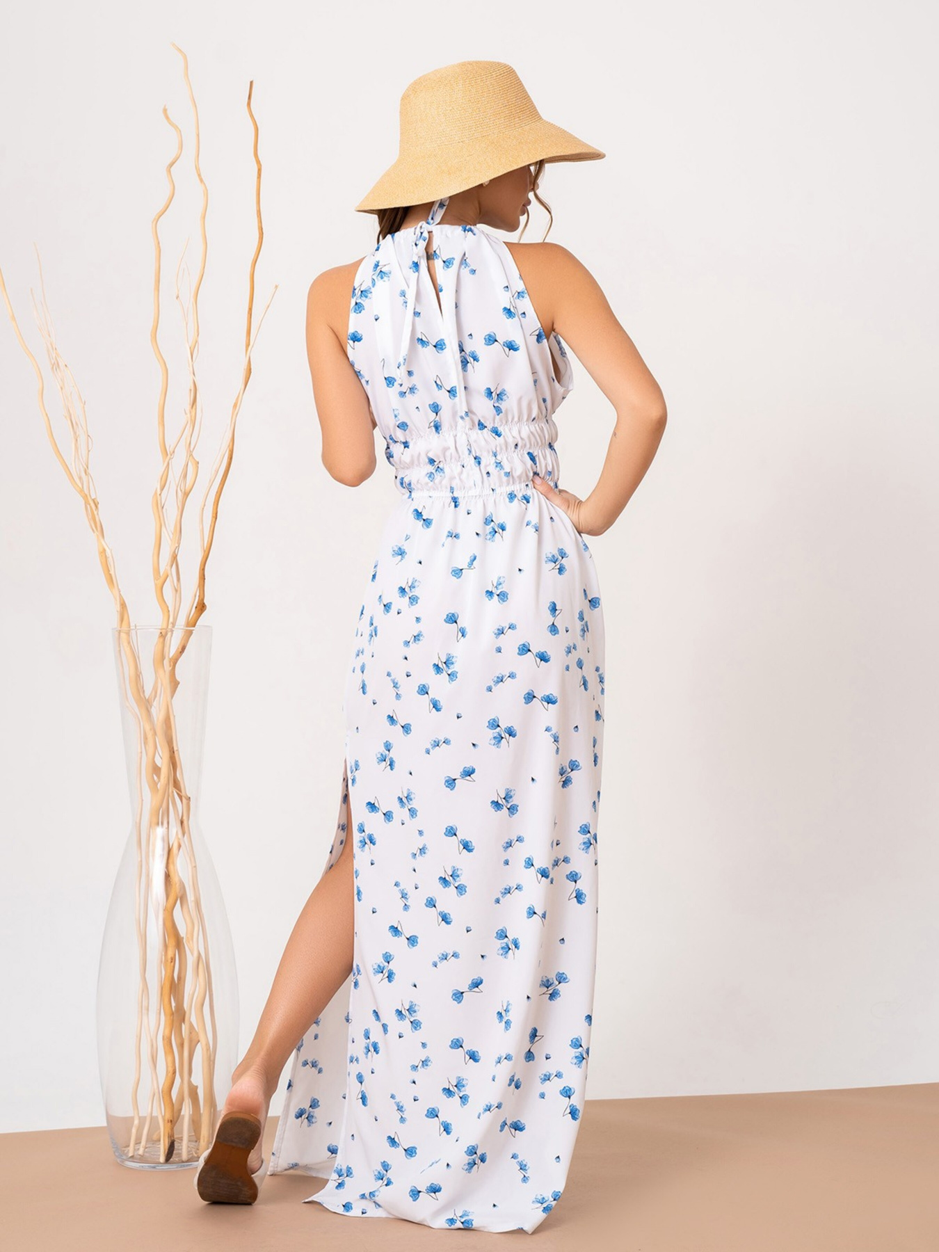 Сарафан ISSA Plus модель 13857_white Сарафан ISSA Plus модель 13857_white Фото