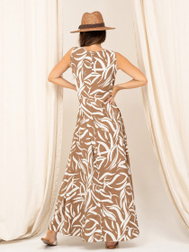 Сарафан ISSA Plus модель 13866_beige Сарафан ISSA Plus модель 13866_beige Фото