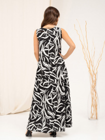 Сарафан ISSA Plus модель 13866_black Фото