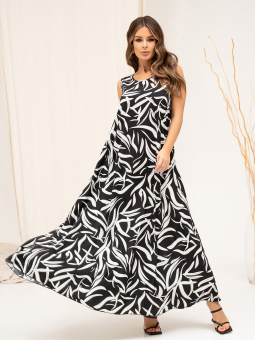 Сарафан ISSA Plus модель 13866_black Фото