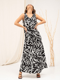 Сарафан ISSA Plus модель 13866_black Фото