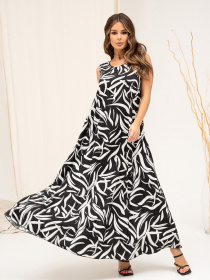 Сарафан ISSA Plus модель 13866_black Фото