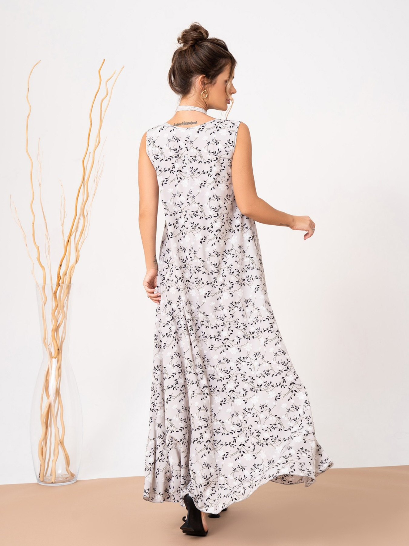 Сарафан ISSA Plus модель 13867_grey Фото