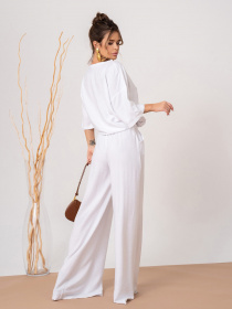 Повседневный костюм ISSA Plus модель 13883_white Фото