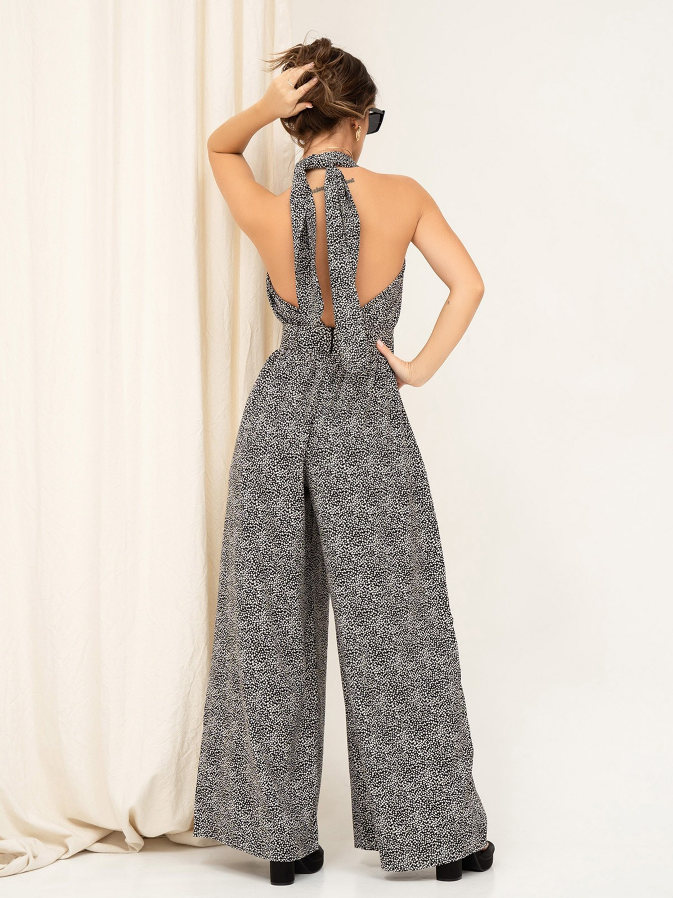 Комбинезон ISSA Plus модель 13381A_black Фото