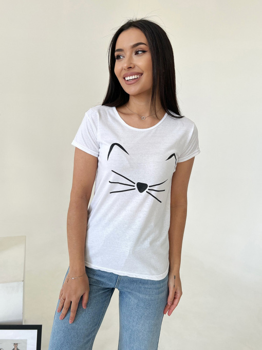 Футболка ISSA Plus модель WN20-419_white Фото