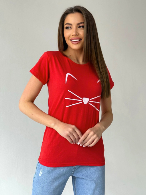 Футболка ISSA Plus модель WN20-419_red Фото