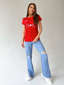 Футболка ISSA Plus модель WN20-419_red Фото