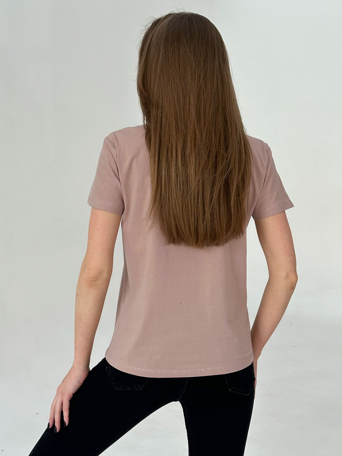 Футболка ISSA Plus модель WN20-420_beige Футболка ISSA Plus модель WN20-420_beige Фото