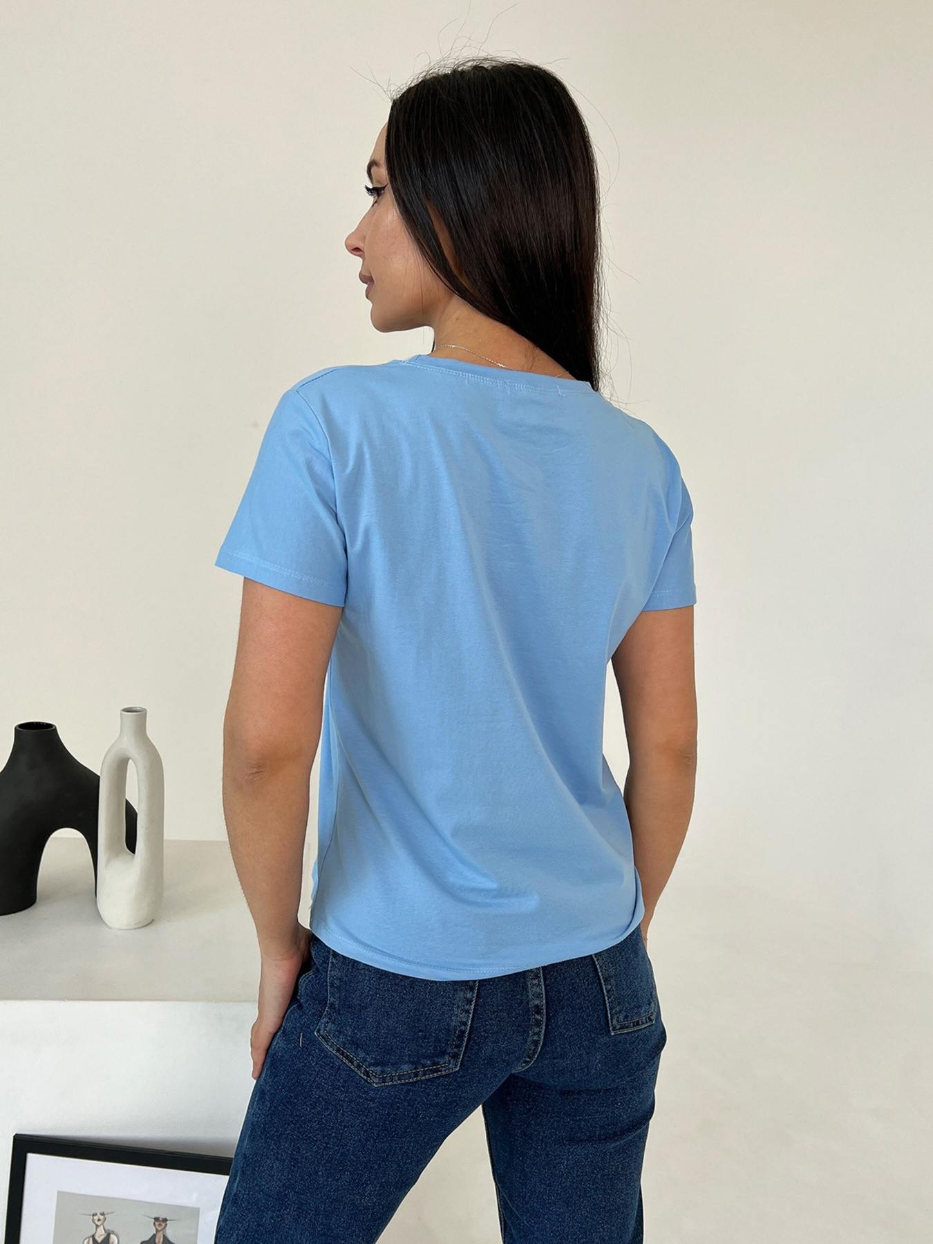 Футболка ISSA Plus модель WN20-420_blue Фото