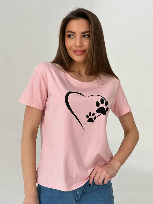 Футболка ISSA Plus модель WN20-420_pink Фото