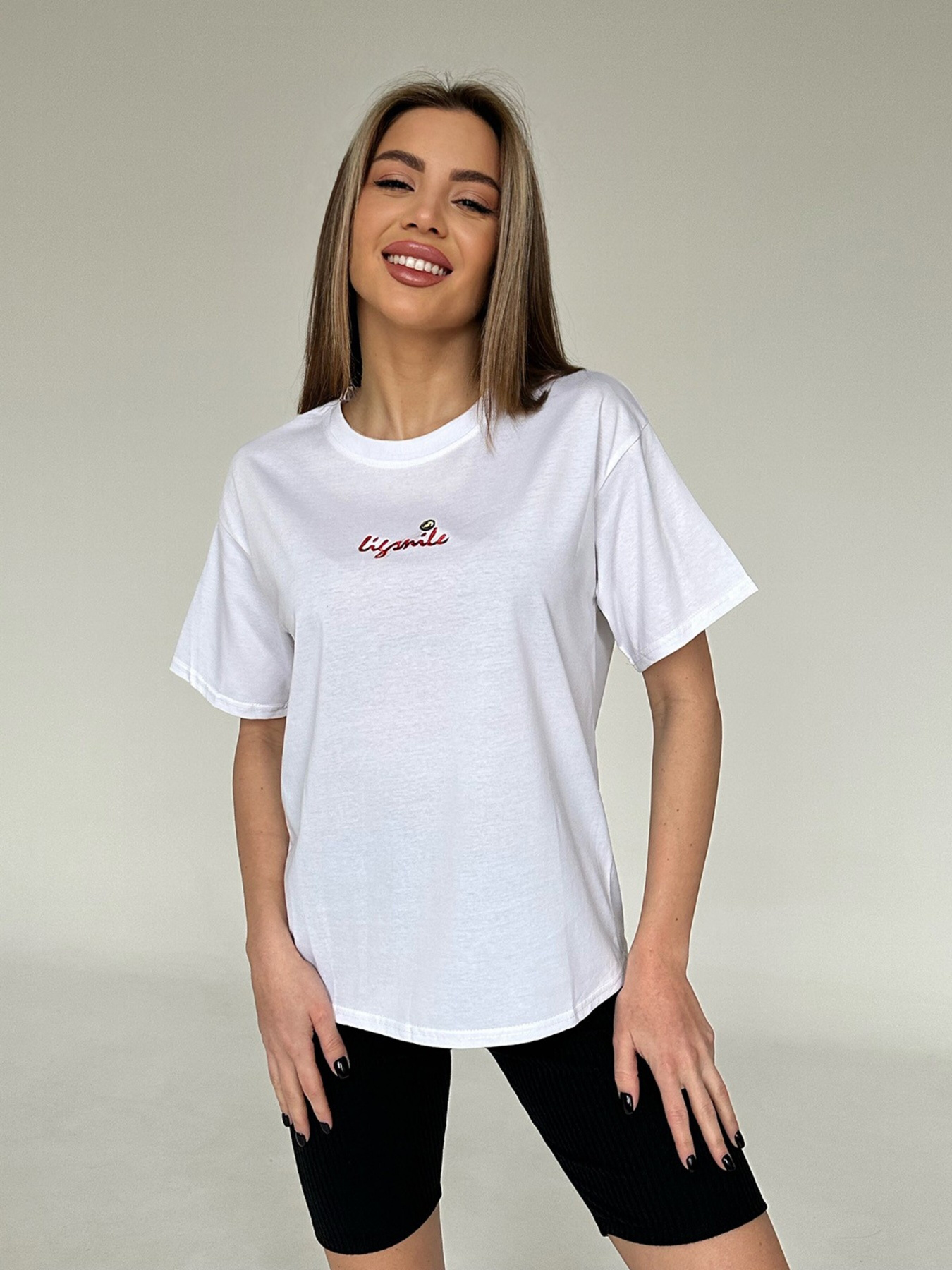 Футболка ISSA Plus модель WN20-421_white Фото