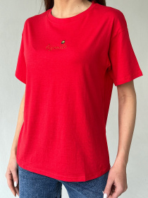 Футболка ISSA Plus модель WN20-421_red Фото