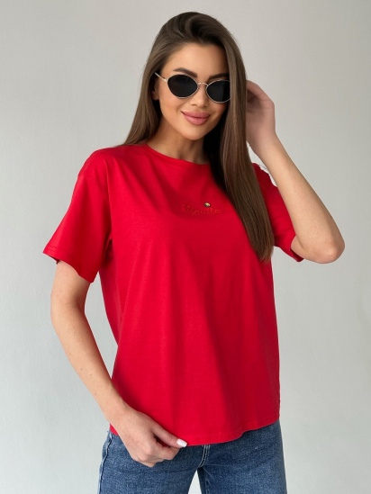 Футболка ISSA Plus модель WN20-421_red - фото