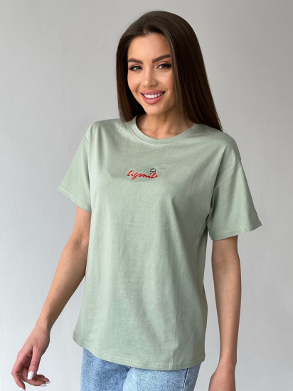 Футболка ISSA Plus модель WN20-421_olive - фото