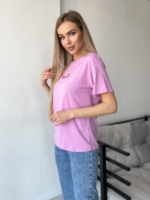 Футболка ISSA Plus модель WN20-421_lilac Фото