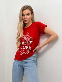 Футболка ISSA Plus модель WN20-422_red Фото