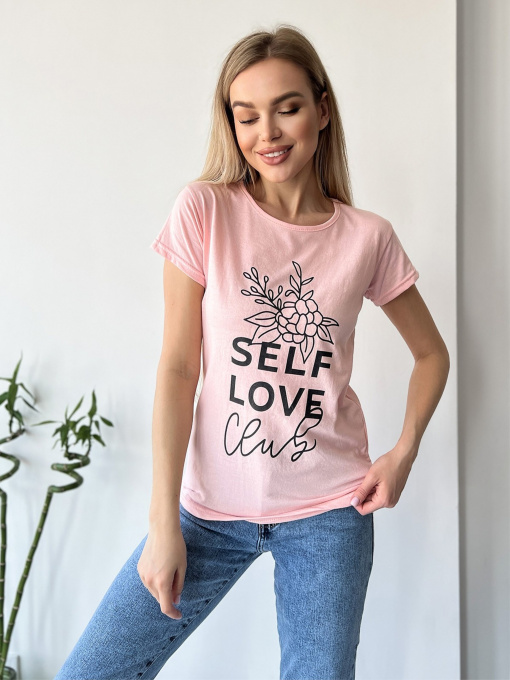 Футболка ISSA Plus модель WN20-422_pink Фото