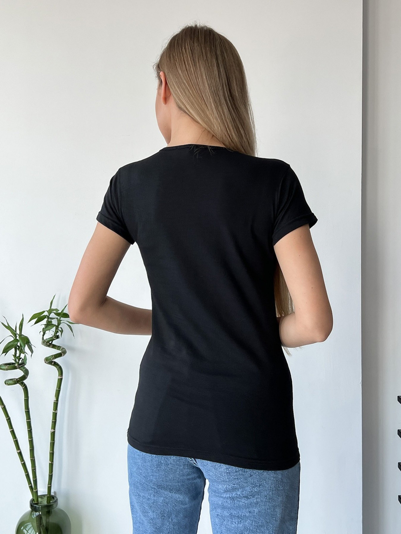 Футболка ISSA Plus модель WN20-422_black Фото