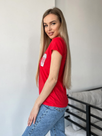 Футболка ISSA Plus модель WN20-423_red Фото