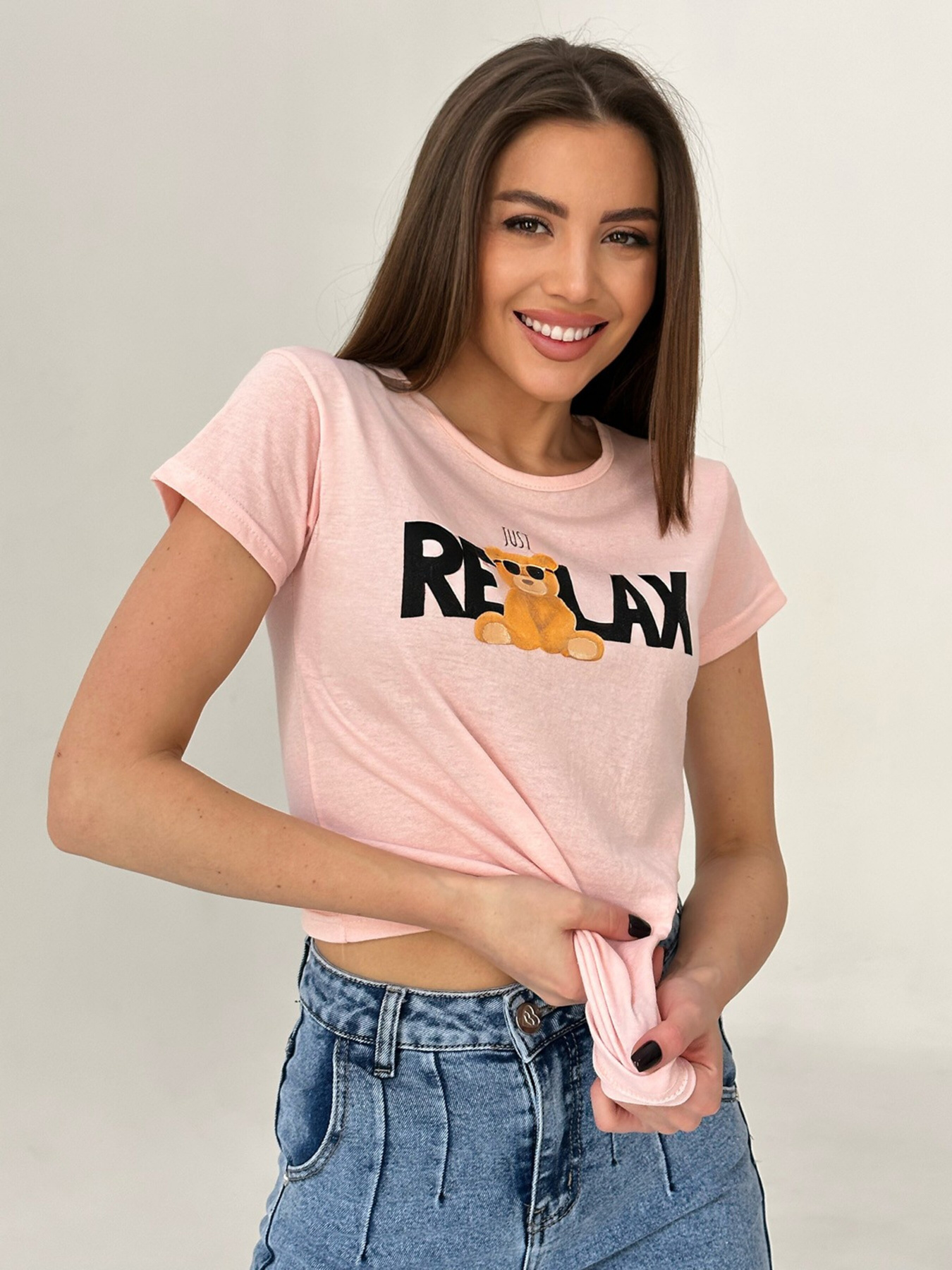 Футболка ISSA Plus модель WN20-424_pink Фото